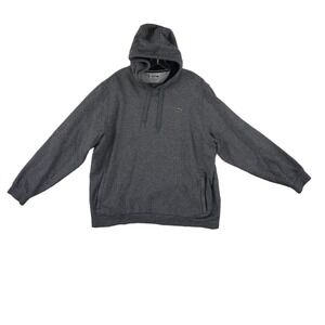 Lacoste Sport Hoodie Men's Size 3XL Gray Cotton Bld Fleece Pullover Sweatshirt